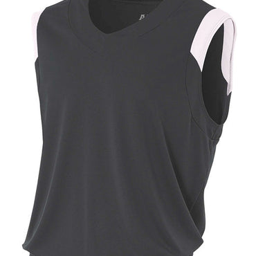 NW2340 A4 Ladies' Moisture Management V Neck Muscle Shirt