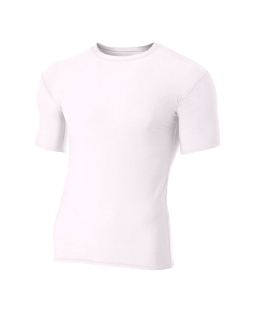 N3130 A4 Adult Polyester Spandex Short Sleeve Compression T-Shirt