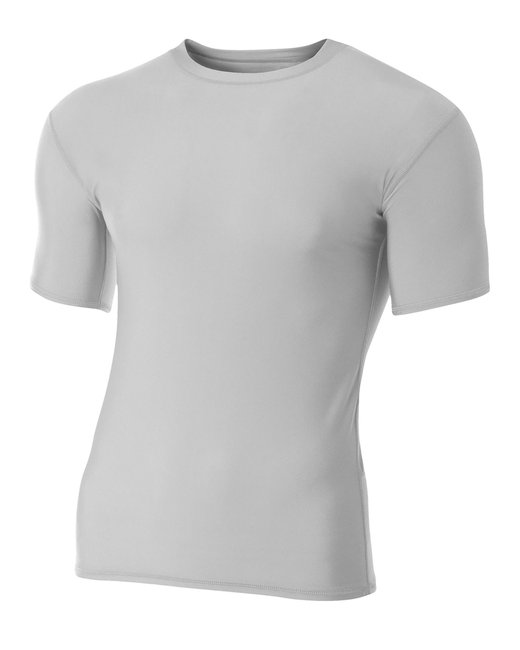 N3130 A4 Adult Polyester Spandex Short Sleeve Compression T-Shirt