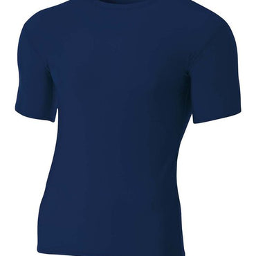 N3130 A4 Adult Polyester Spandex Short Sleeve Compression T-Shirt