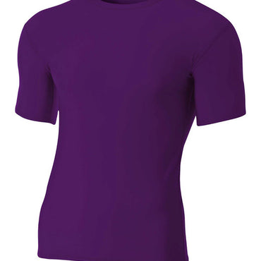 N3130 A4 Adult Polyester Spandex Short Sleeve Compression T-Shirt