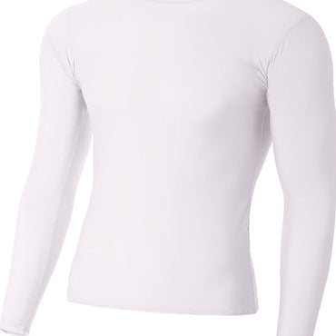 N3133 A4 Adult Polyester Spandex Long Sleeve Compression T-Shirt