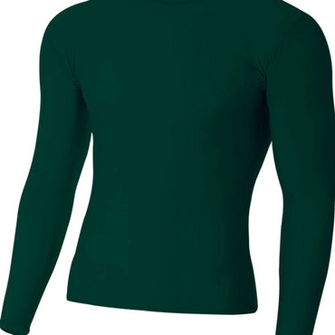 NB3133 A4 Youth Long Sleeve Compression Crewneck T-Shirt