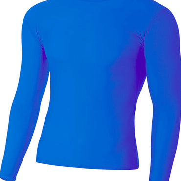 N3133 A4 Adult Polyester Spandex Long Sleeve Compression T-Shirt