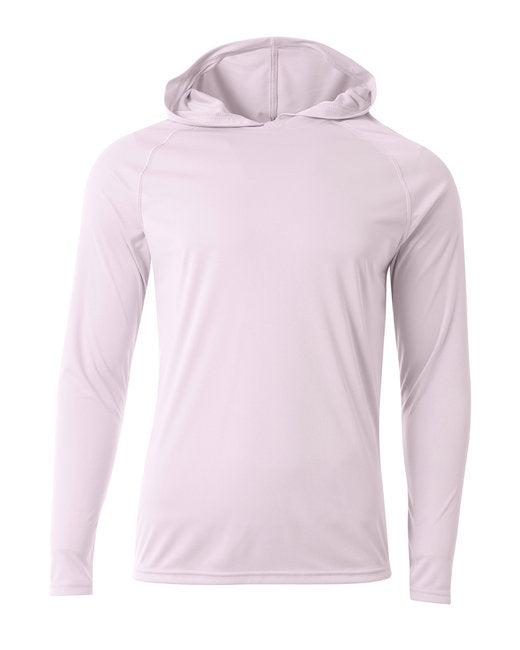 N3409 A4 Men's Cooling Performance Long-Sleeve Hooded T-shirt