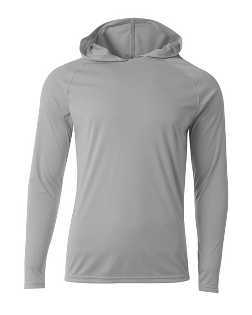 N3409 A4 Men's Cooling Performance Long-Sleeve Hooded T-shirt