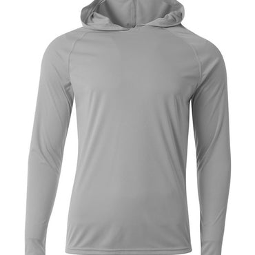 N3409 A4 Men's Cooling Performance Long-Sleeve Hooded T-shirt