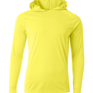 NB3409 A4 Youth Long Sleeve Hooded T-Shirt