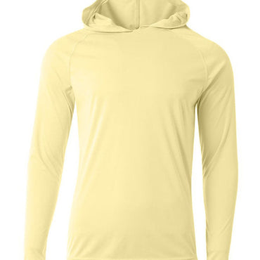 NB3409 A4 Youth Long Sleeve Hooded T-Shirt