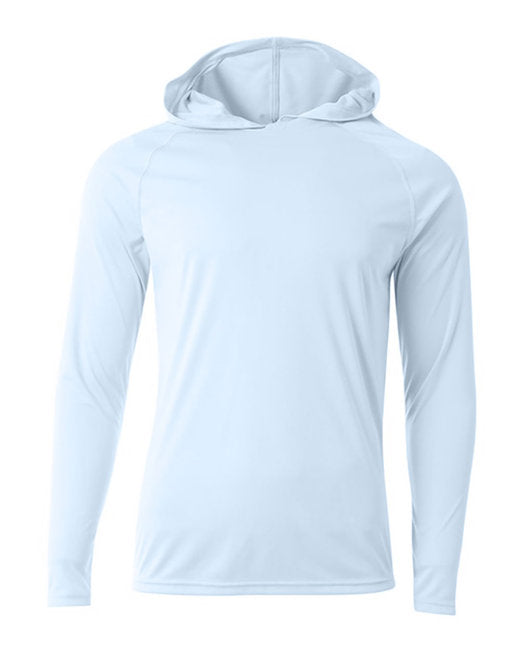 N3409 A4 Men's Cooling Performance Long-Sleeve Hooded T-shirt