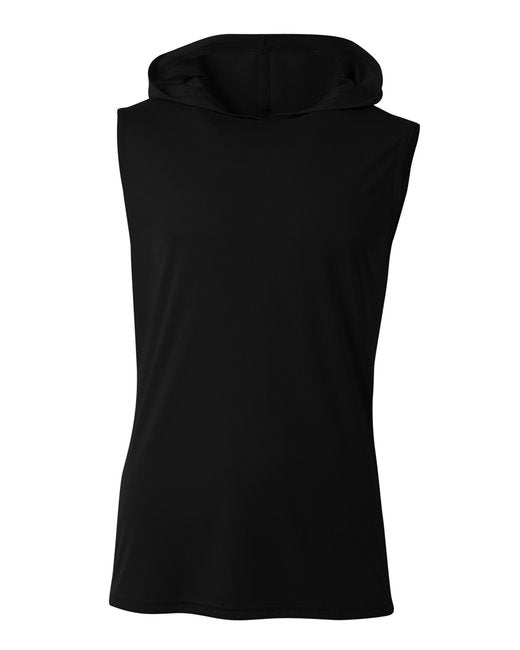 NB3410 A4 Youth Sleeveless Hooded T-Shirt