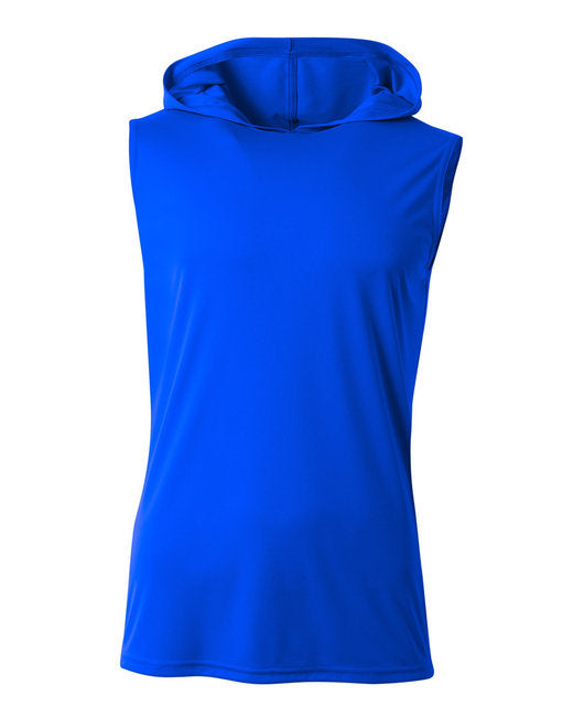 NB3410 A4 Youth Sleeveless Hooded T-Shirt