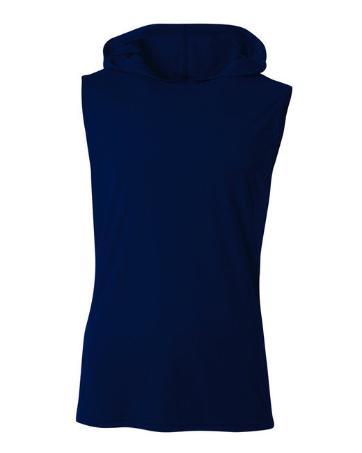 NB3410 A4 Youth Sleeveless Hooded T-Shirt