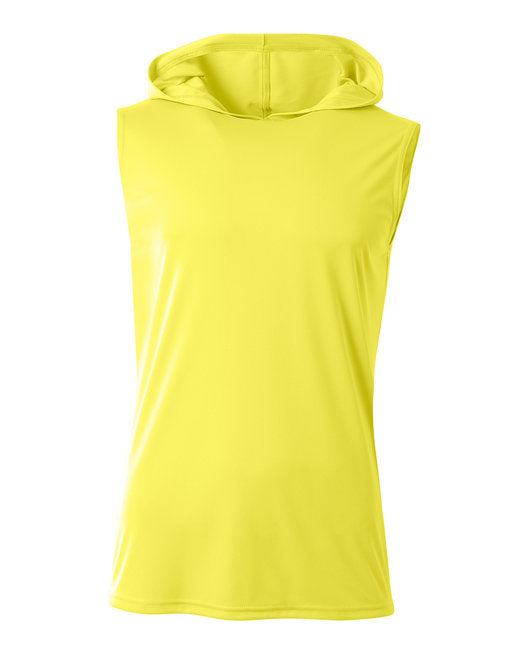 NB3410 A4 Youth Sleeveless Hooded T-Shirt