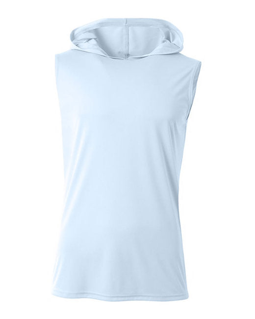 NB3410 A4 Youth Sleeveless Hooded T-Shirt