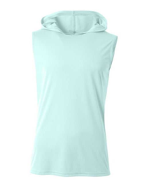 NB3410 A4 Youth Sleeveless Hooded T-Shirt