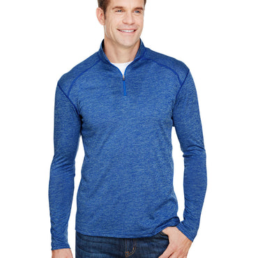 N4010 A4 Men's Tonal Space-Dye Quarter-Zip