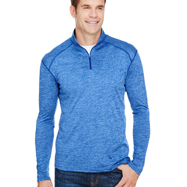 N4010 A4 Men's Tonal Space-Dye Quarter-Zip