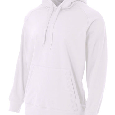 N4237 A4 Men's Solid Tech Fleece Hoodie