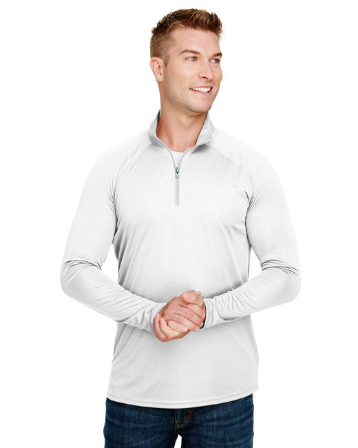 N4268 A4 Adult Daily Polyester 1/4 Zip