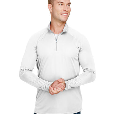 N4268 A4 Adult Daily Polyester 1/4 Zip