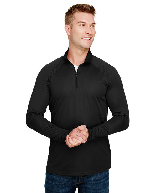 N4268 A4 Adult Daily Polyester 1/4 Zip