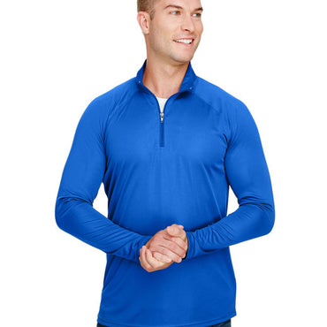 N4268 A4 Adult Daily Polyester 1/4 Zip