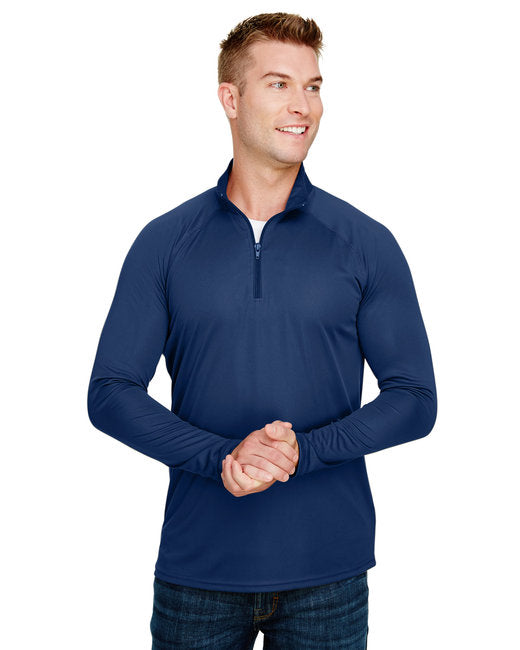 N4268 A4 Adult Daily Polyester 1/4 Zip