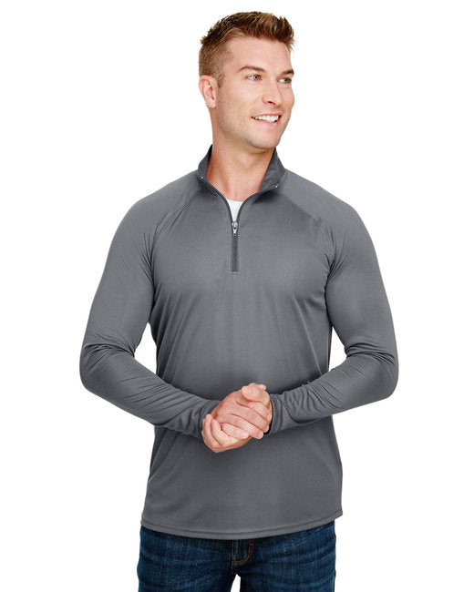 N4268 A4 Adult Daily Polyester 1/4 Zip