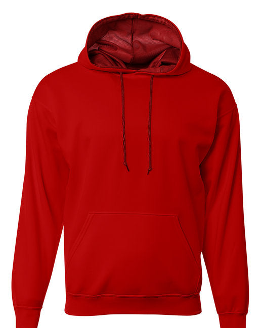 N4279 A4 Men's Sprint Tech Fleece Hooded Sweatshirt