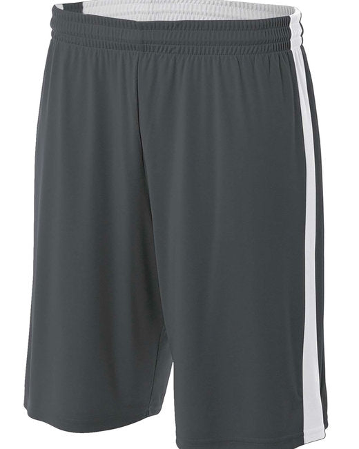 NB5284 A4 Youth Reversible Moisture Management Shorts