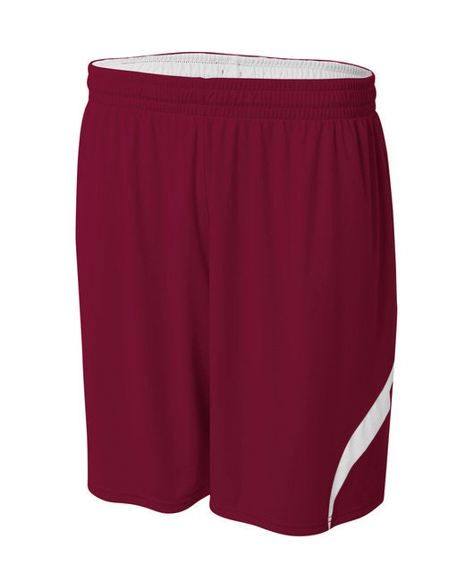 N5364 A4 Adult Performance Doubl/Double Reversible Basketball Short