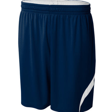 NB5364 A4 Youth Performance Double/Double Reversible Basketball Short