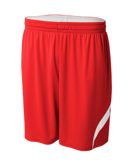 N5364 A4 Adult Performance Doubl/Double Reversible Basketball Short