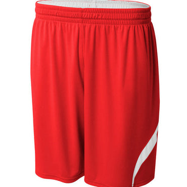 NB5364 A4 Youth Performance Double/Double Reversible Basketball Short