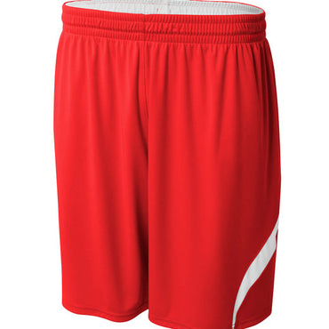 N5364 A4 Adult Performance Doubl/Double Reversible Basketball Short