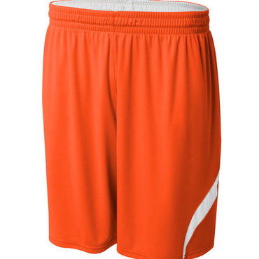 NB5364 A4 Youth Performance Double/Double Reversible Basketball Short