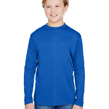 NB3165 A4 Youth Long Sleeve Cooling Performance Crew Shirt