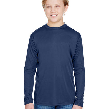 NB3165 A4 Youth Long Sleeve Cooling Performance Crew Shirt