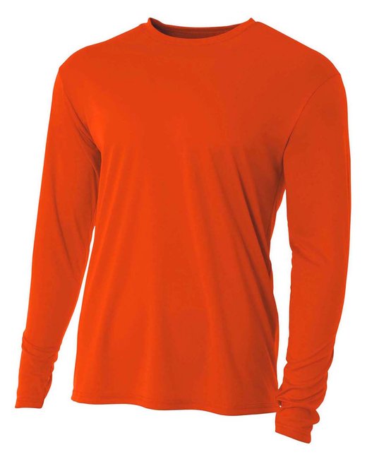 NB3165 A4 Youth Long Sleeve Cooling Performance Crew Shirt