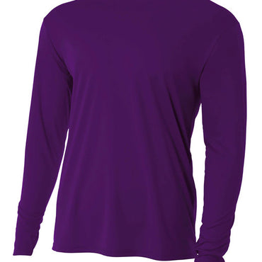 NB3165 A4 Youth Long Sleeve Cooling Performance Crew Shirt