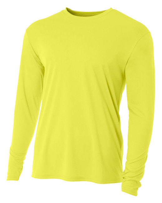 NB3165 A4 Youth Long Sleeve Cooling Performance Crew Shirt