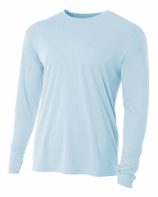 NB3165 A4 Youth Long Sleeve Cooling Performance Crew Shirt