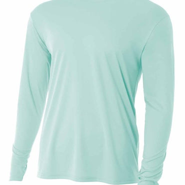 NB3165 A4 Youth Long Sleeve Cooling Performance Crew Shirt