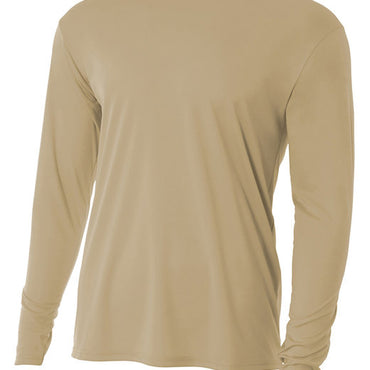 NB3165 A4 Youth Long Sleeve Cooling Performance Crew Shirt