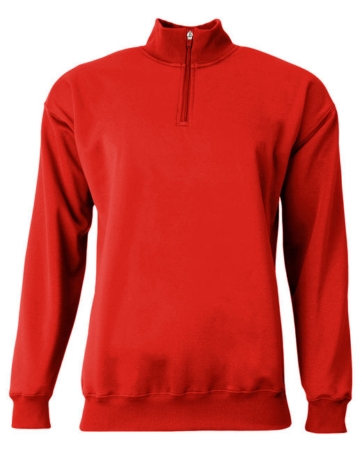 N4282 A4 Adult Sprint Fleece Quarter-Zip