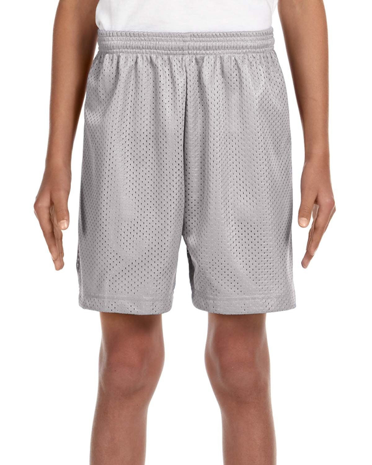 Nb5301 A4 Youth Six Inch Inseam Mesh Short