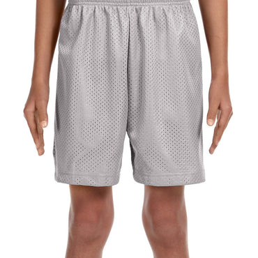 Nb5301 A4 Youth Six Inch Inseam Mesh Short