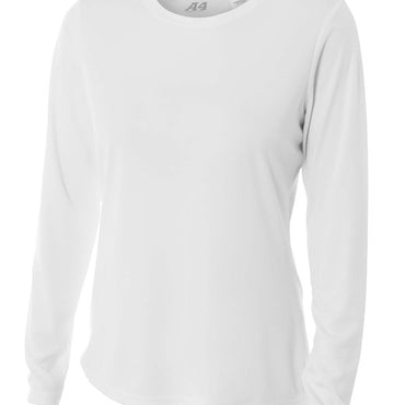 NW3002 A4 Ladies' Long Sleeve Cooling Performance Crew Shirt