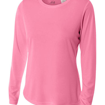 NW3002 A4 Ladies' Long Sleeve Cooling Performance Crew Shirt